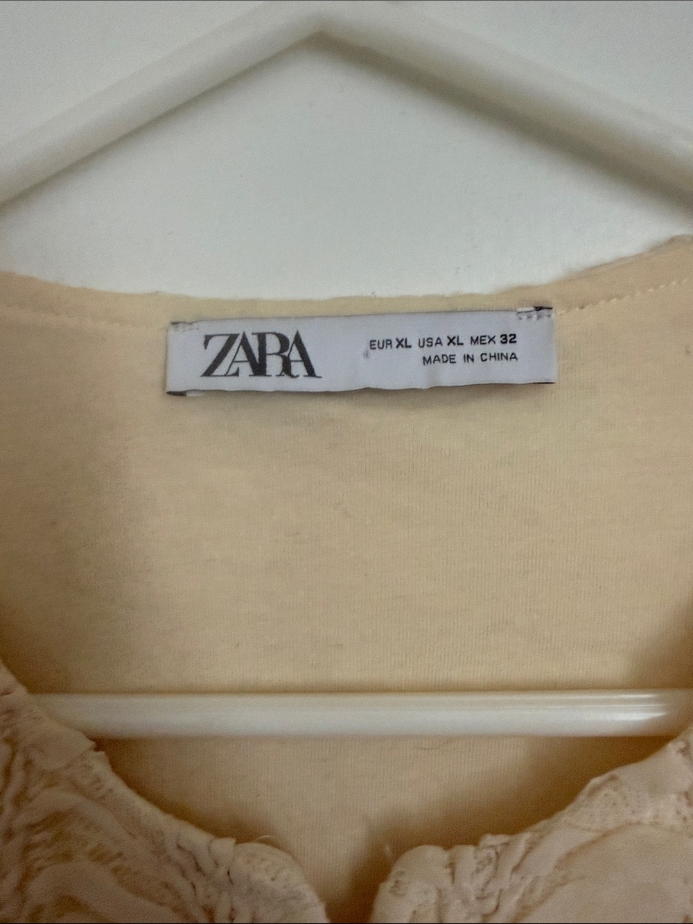Zara Cream Textured Button-Front Cropped Jacket - Picture 2 of 14